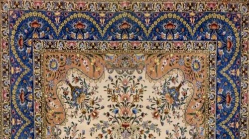 Tapis Ispahan, Iran époque du Sha vers 1960/65 - Galerie Buter