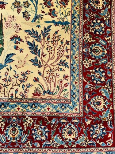 Antiquités - Isfahan carpet circa 1970