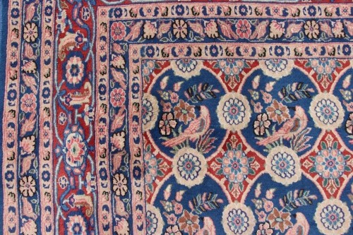 XXe siècle - Tapis Varamin en laine, Iran vers 1950