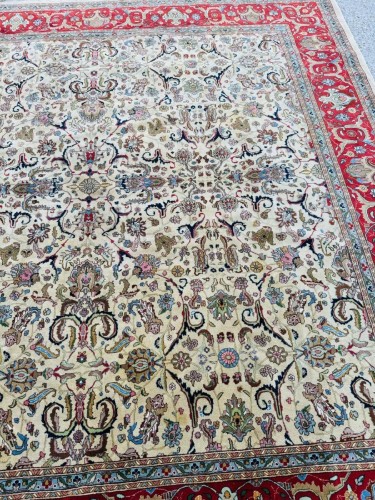 XXe siècle - Important Tapis Tabriz, époque du Shah vers 1930