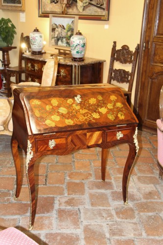 18th century - Louis XV Period Sloping Desk, Stamped, Antoine Mathieu Criard