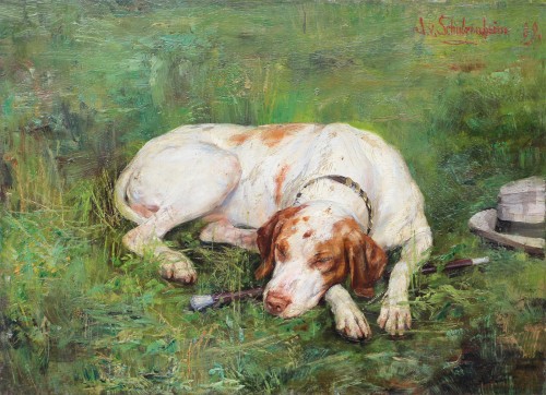 Ida von Schulzenheim (1859-1939), Sleeping Dog, Fidelity