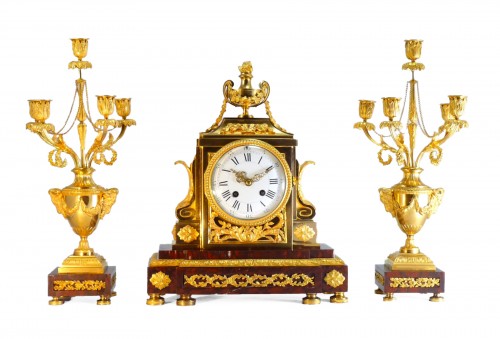Napoleon III Clock Set