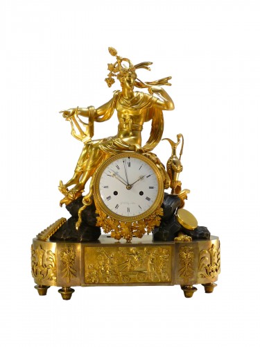 Pendule par Le Roy, "le triomphe de Bacchus"