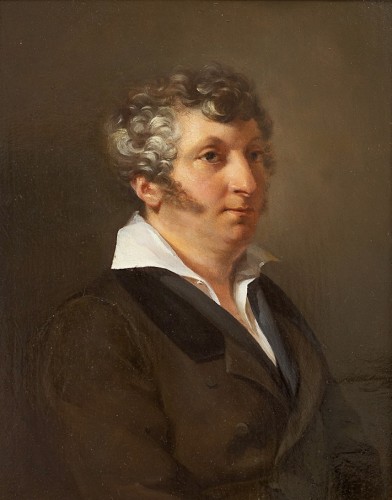 French school from the beginning of the 19th century - Portrait of a man - Paintings & Drawings Style Restauration - Charles X
