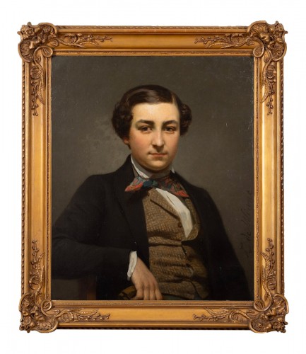 Lievin De Winne (1821–1880) - Portrait de jeune homme