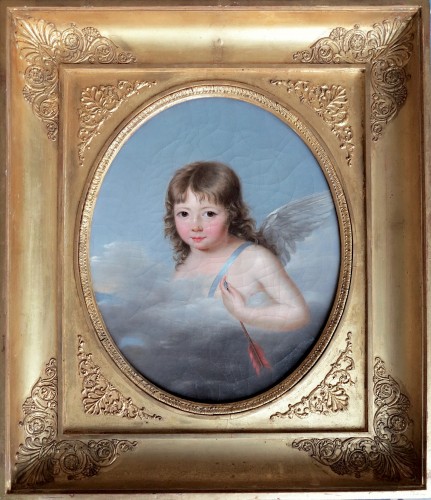 Cupidon tenant sa flèche, attribué à Louis Marie Sicard dit Sicardi (1743–1825)