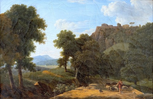 Jenny des Roys (1796–1867) - Paysage néoclassique - Tableaux et dessins Style Restauration - Charles X