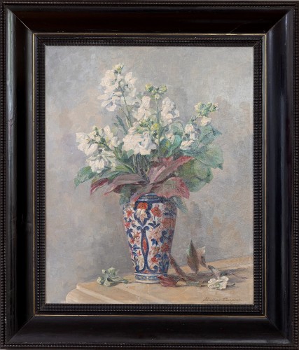 Émilie Pauline Caspers (1865–1946) - Flowers in an Imari vase