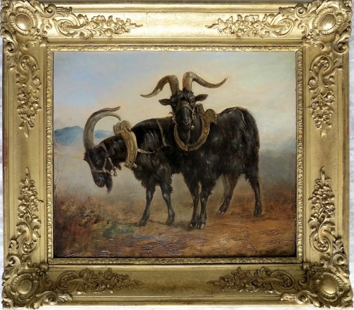 Jacques Raymond Brascassat (1804–1867) - Team of goats