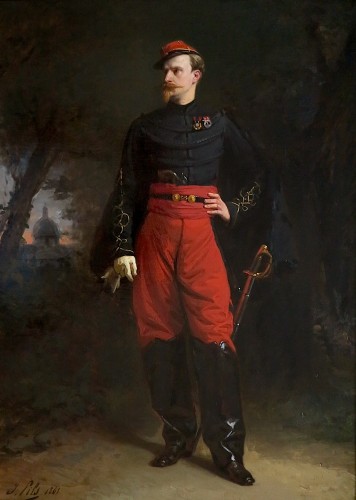 Isidore Pils (1815–1875) - Portrait of Joseph de Rainneville - Paintings & Drawings Style Napoléon III