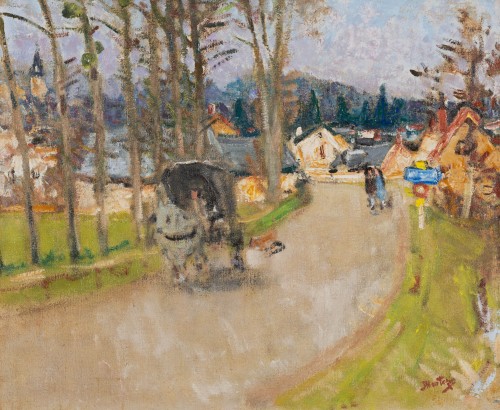 Pierre-Eugène Montézin (1874-1946) / Leaving the village
