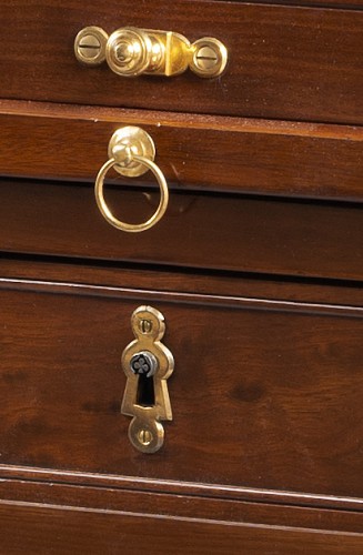 18th century - Cuban mahogany Cylindre desk