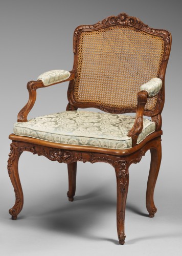 Importante suite de quatre fauteuils à la reine, début de l’époque Louis XV - Sièges Style Louis XV