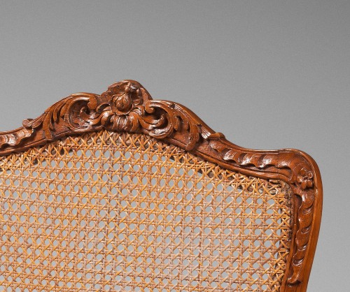 Antiquités - Importante suite de quatre fauteuils à la reine, début de l’époque Louis XV