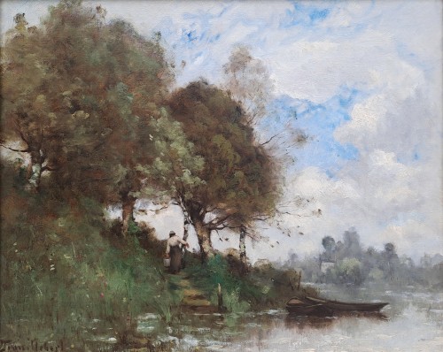 Paul-Désiré Trouillebert (1829-1900)  La corvée d’eau