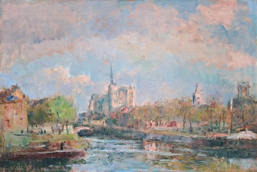 Albert Lebourg (1849-1928) La Cathédrale d’Amiens