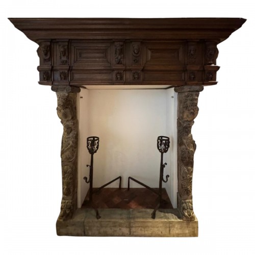 17th-century antique fireplace Amsterdam Renaissance