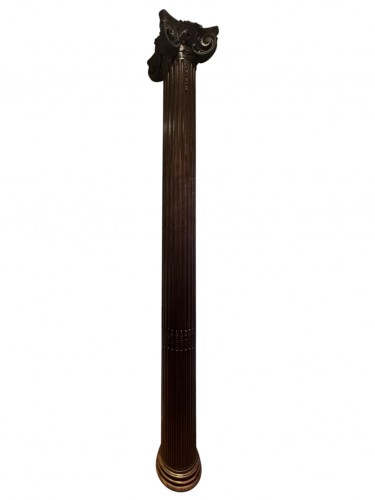 Decorative Objects  - Pair of Mahogany Columns – English 18th/19th Century