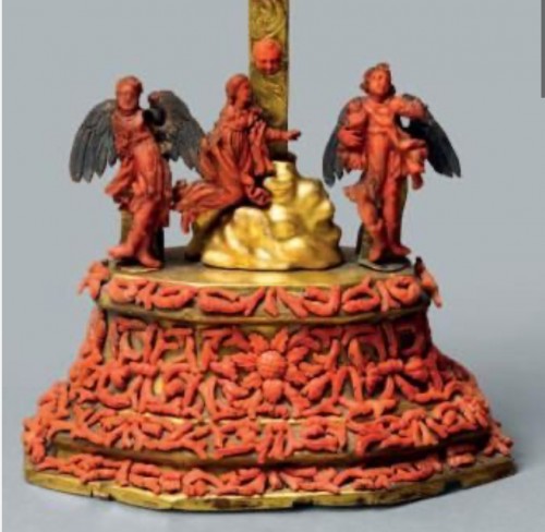 Religious Antiques  - Sicilian coral sculpture 