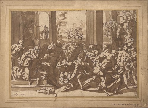 Pietro MALOMBRA (1556-1618) - The Massacre of the Innocents - 