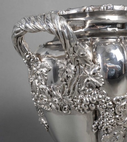 silverware & tableware  - Charles Nicolas Odiot – Silver cooler from the Charles X period circa 1818-