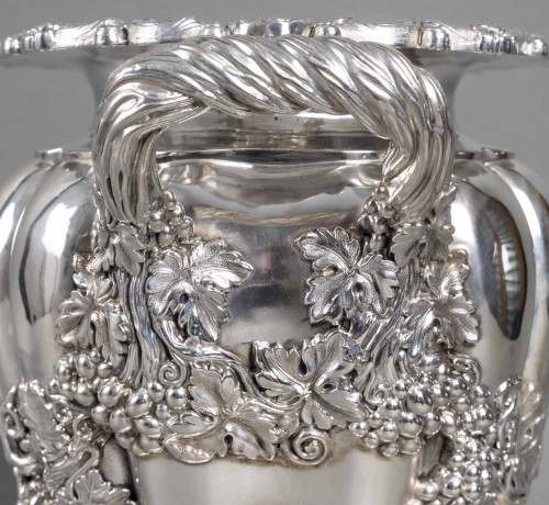Charles Nicolas Odiot – Silver cooler from the Charles X period circa 1818- - 