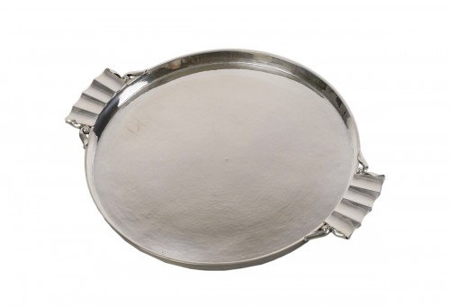 Georg Jensen – Hammered Tray In Sterling Silver Circa 1925/1932