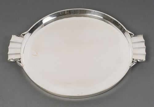 Georg Jensen – Hammered Tray In Sterling Silver Circa 1925/1932 - 