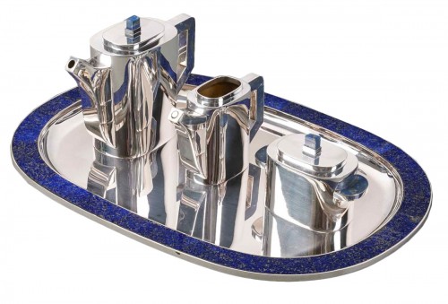 Christian Dior 20th century - tea service on its sterling silver and l
