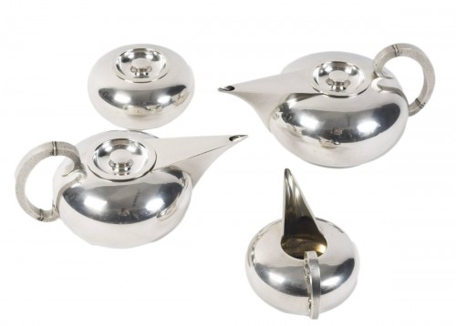 Luigi Genazzi - The/cafe Service Modernist Sterling Silver 20th