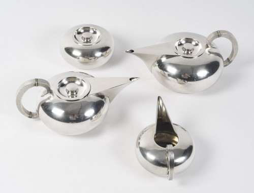 Luigi Genazzi - The/cafe Service Modernist Sterling Silver 20th - silverware & tableware Style 50