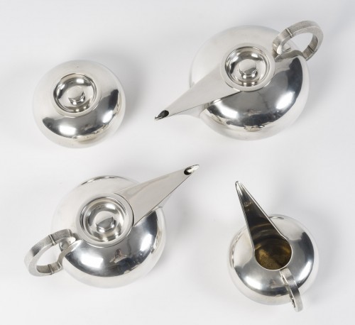 Luigi Genazzi - The/cafe Service Modernist Sterling Silver 20th - 