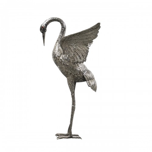 Heron in solid silver, Spain 20th