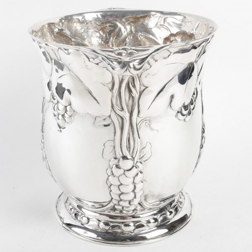 silverware & tableware  - Jean Serriere - Pair of Solid Silver Coolers Around 1900/1920