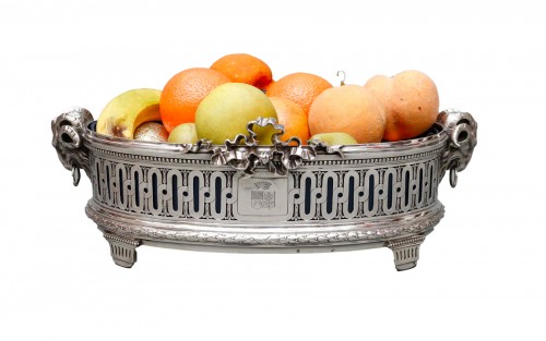 A.Aucoc – Solid silver planter 19th century