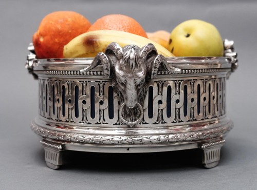 19th century - A.Aucoc – Solid silver planter 19th century