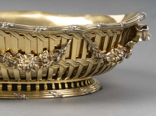 Boin Taburet - Louis XVI style in silver gilt planter circa 1860 - 