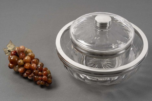 XXe siècle - Baccarat – Bol à caviar en cristal taillé vers 1930