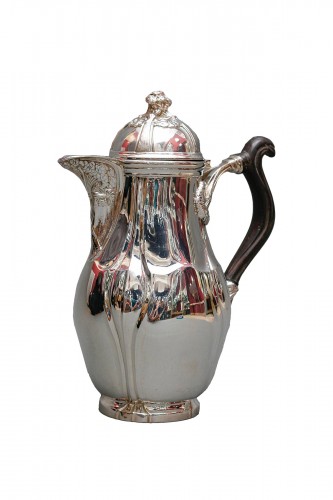 Lelièvre (eugène-alfred) – coffee pot with flat bottom Tiffany 1880 1880 