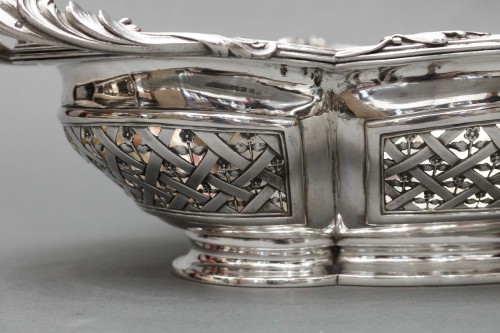 Cardeilhac - Fruit Basket in Solid Silver 19th Century - silverware & tableware Style Napoléon III