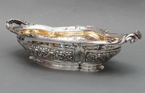 Cardeilhac - Fruit Basket in Solid Silver 19th Century - Napoléon III