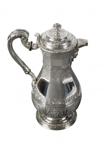 Cardeilhac - Covered jug in solid silver, early 20th century