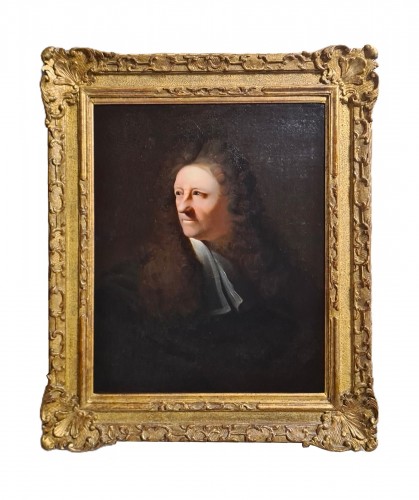 Portrait d’un Magistrat, Ecole française du XVIIe siècle attribué à Robert le Vrac de Tournières ( 1667 - 1752 )