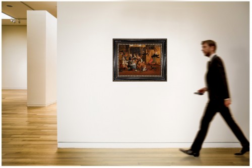 XVIe siècle et avant - Le festin interrompu. Atelier de Pieter Brueghel le Jeune, fin du XVIe siècle