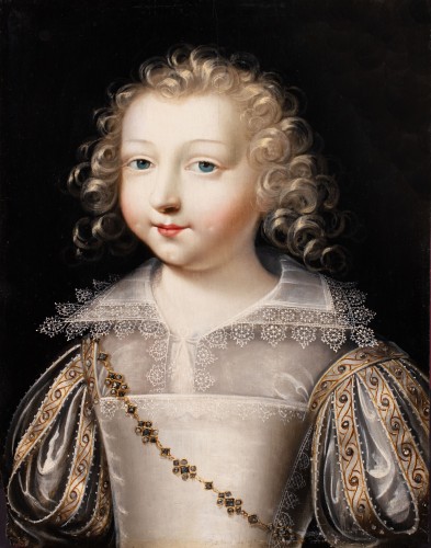 Tableaux et dessins Tableaux XVIIe siècle - Portrait d’un jeune prince. Par Jean Ducayer XVIIe siècle