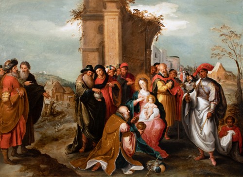 XVIIe siècle - Adoration des Rois Mages - Frans II Francken (1541-1642)