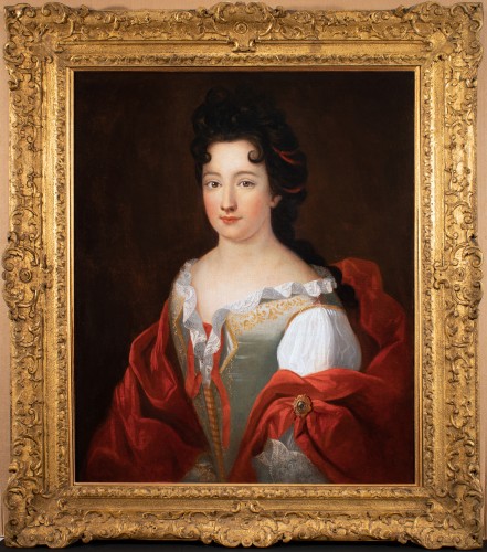 Portrait d’une jeune dame de qualité, atelier de François de Troy