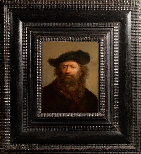 17th century Dutch school, Portrait of a young man in a beret