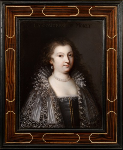 École Française du XVIIe siècle vers 160, Portrait de la Comtesse de Moret